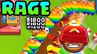 КАК Я НЕ ЗАЩИЩАЛСЯ В BANANZA?! ЯРОСТЬ! | Bloons TD Battles
