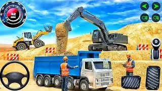 City Construction JCB Excavator 3D - Heavy Crane Driving Simulator - Android Gameplay