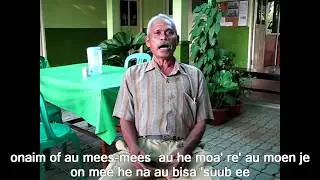 Lucu! cerita dongeng pake bahasa Amarasi 