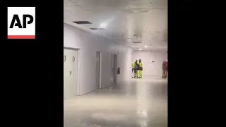 Palma airport flooded after heavy rains hit Spain's Mallorca island