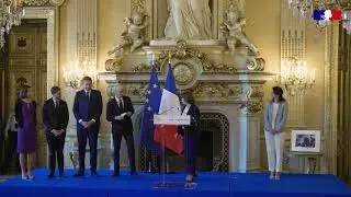 Cérémonie de passation de pouvoirs (Quai d’Orsay, 4 juillet 2022)