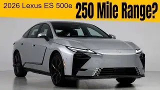 2026 Lexus ES 500e Shocks Everyone With AWD and 250-Mile Range