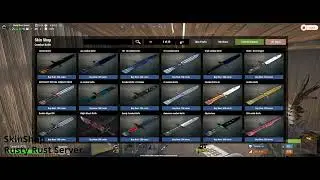 Skin Shop Rusty Rust Server