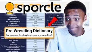 GUESSING EVERY WRESTLING TERM IN 7 MINUTES