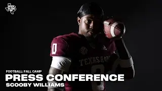 Fall Camp Press Conference: Scooby Williams
