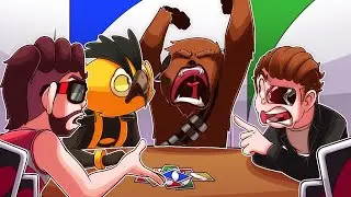 We had UNO friendship time BUT NOGLA IS JUST YAWNING LIKE CHEWBACCA ALL THE TIME!