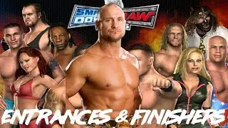 WWE Smackdown vs Raw 2006: выходы и финишеры Даг Башам