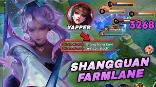 SHANGGUAN FARM LANE DESTROYING YAPPER DIAO CHAN WITH DOUBLE ULT COMBO! | SHANGGUAN BUILD & ARCANA