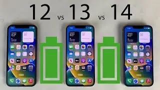Тест на разрядку аккумулятора iPhone 14, 13 и 12