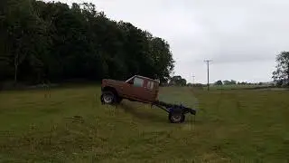 American diesel pickup truck off roading f250