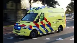 [PRIMEUR] Nieuwe Ambulance 15-126 met LUCHTHOORN naar melding // New Ambulance responding with HORN