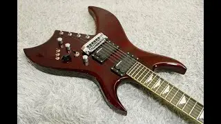 B.C.Rich Rich “B” Legacy Perfect 10 strings guitar/Through neck Ebony Dragon Blood Red Made in Korea