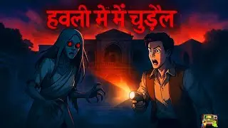 हवेली में चुड़ैल | Witch in the mansion CartoonHindi horror story Don’t watch alone 
