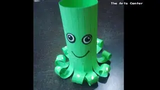 Paper Animal craft for kids/Easy paper Octopus craft tutorial/Summer activities by The Arts Center