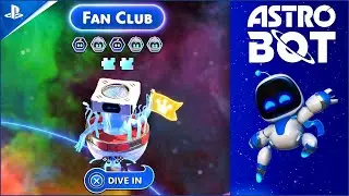 Astro Bot Fan Club All Bots & Puzzle Pieces! Astro Bot Fan Club Level Walkthrough! Lost Galaxy!
