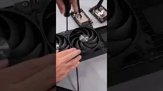 Installing our Alucia SM12 Fans on our HPC Liquid Cooler #akasa #cooler #pc
