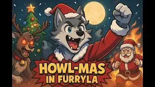 Howl-Mas in Furryland | Kiba Snowpaw 🐺❄️ (Furry Christmas Chaos Rock-Metal Anthem)