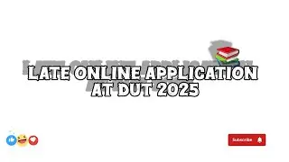 Late Online Application At DUT 2025 | How to Apply Online