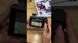CANON G7X CAMERA SETTINGS #shorts