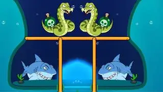 save the fish / pull the pin level save fish game pull the pin android and ios games / mobile game