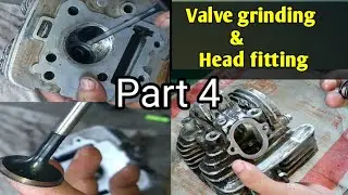 Bajaj CT 100 Restoration - Part 4 Head cleaning & Valve Grinding | HIndi