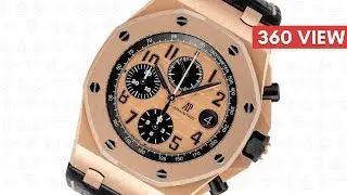 Audemars Piguet Royal Oak Offshore 42mm Rose Gold Black Alligator Strap - Time4Diamonds