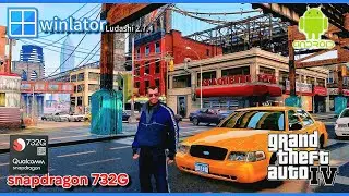winlator | GTA IV | Snapdragon 732G ( pc android )