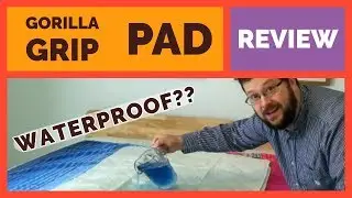 Bedwetting Mattress Pad by Gorilla Grip - Incontinence Product Waterproof Test