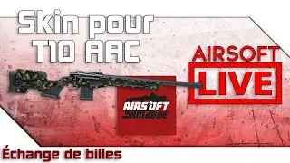 🔴[Skin T10 AAC - Airsoft Skinzone] Collage de gommettes | &Eacute;change de billes - Airsoft FR