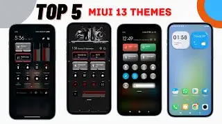 NEW MIUI 13 THEMES | TOP 5 MIUI 12.5 THEMES | MIUI 13 THEMES 🔥🔥