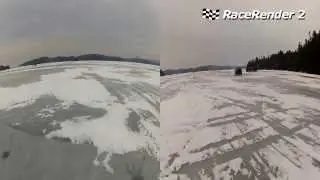 BRAKING TEST WITH SNOW TIRES VS ALL SEASON TIRES