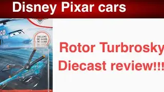 Disney Pixar cars Rotor Turbrowsky diecast review