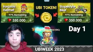 NEW Iroquois Helmet & Slopestyle Bike! + ( UBI TOKEN is OP) UBIWEEK 2023 DAY 1