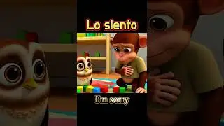 &iexcl;Lo siento! 🤝 Aprende a pedir perd&oacute;n | Learn to say Sorry #Shorts #SpanishForKids
