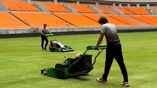 MANTAP‼️RUMPUT JIS KIAN MENAWAN,SIAP DIPAKAI PERSIJA,UPDATE STADION JIS TERBARU