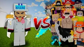 Akainu vs All Pirate Crews in One Piece