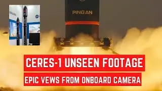 Insane unseen NEW FOOTAGE of China&rsquo;s Ceres-1 launch