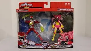 5 Inch Good vs Evil: Poisandra & Red Ranger Review [Power Rangers Dino Super Charge]