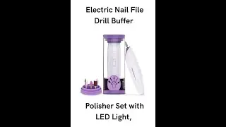 Electric Nail File Drill Buffer Polisher Set #coolgadgets #homeappliance #homegadget #nailfile