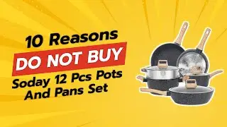 Soday 12 Pcs Pots And Pans Set | 10 Reasons NOT to Buy! 😱🍳