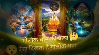 🌹ऐसा दिखता है गोलोक धाम 😯श्री गर्ग संहिता द्वारा लिया गया छोटी सी कथा 🌹|#shreekrishnaleela