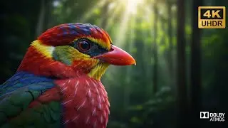 Hidden Exotic Birds of the Amazon |  Ambience 🌿Natural 🎶Sounds (4K)