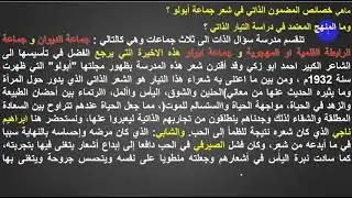 منهجية ظاهرة الشعر الحديث مع التطبيق