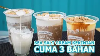 SEA SALT CREAM | 100% ANTI GAGAL !!! TOPPING VIRAL CUMA 3 BAHAN