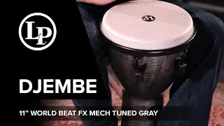 LP Djembe 11&rdquo; World Beat FX Mech Tuned Gray (ENG / SOUND DEMO)