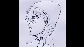 beautiful enemy boy drawing \\ how to draw enemy boy drawing step by step