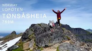 Lofoten Tipp: Einsame Wanderung zur Tønsåsheia (769m) bei Nusfjord (Norwegen | Norway)
