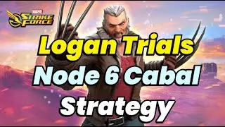 Logan Trials Event: Node 6 CABAL STRATEGY! Difficulty 14 Gameplay | MARVEL Strike Force - MSF