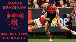 Angus Brayshaw - Round 3, 2022 | Highlights (20 MARKS!)