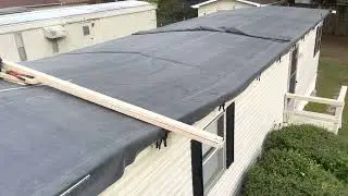 Mobile Home Re-Roofing Day 2. How To.